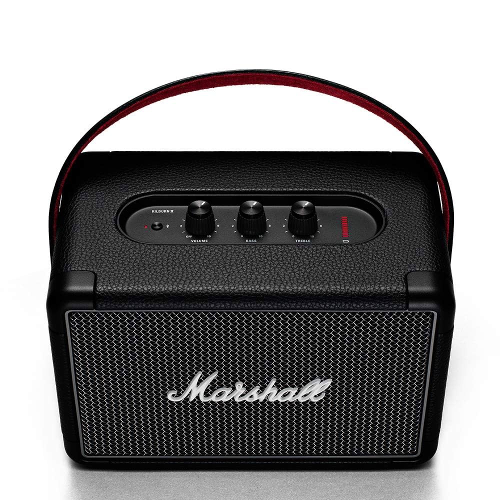 MarshallのポータブルBluetoothスピーカー「Kilburn II」 Marshall Kilburn II 36W Bluetooth Portable Speaker - Black